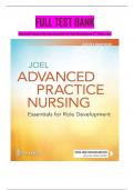 ADVANCED PRACTICE NURSING&colon; ESSENTIALS FOR ROLE DEVELOPMENT 5TH EDITION JOEL&rsquo;S TEST BANK