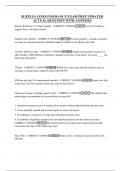 SURPLUS LINES INSURANCE EXAM PREP UPDATED ACTUAL QUESTION WITH ANSWERS