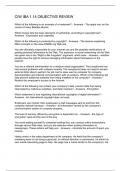 CIW IBA 1&period;14 OBJECTIVE REVIEW