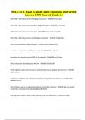 NMLS MLO Exam &lpar;Latest Update&rpar; Questions and Verified Answers&vert; 100&percnt; Correct&vert; Grade A&plus;