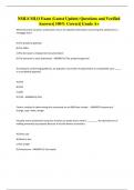 NMLS MLO Exam &lpar;Latest Update&rpar; Questions and Verified Answers&vert; 100&percnt; Correct&vert; Grade A&plus;