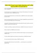 NMLS MLO Exam &lpar;Latest Update&rpar; Questions and Verified Answers&vert; 100&percnt; Correct&vert; Grade A&plus;