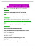 D313 Cardiovascular System Review Questions with Complete Solutions 2025