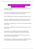 D313 Lymphatic System Key Terms with Complete Solutions 2025