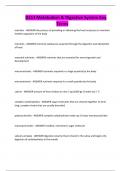 D313 Metabolism & Digestive System Key Terms