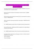 D425 Chemistry Test Questions with 100&percnt; Correct Solutions