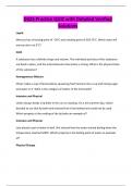 D425 Practice QUIZ with Detailed Verified Solutions