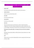 D425 Section 2 Chem -150 Questions with 100&percnt; Correct Solutions