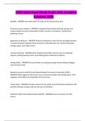 FFM Latest Exam Study Guide with Complete Solutions 2025