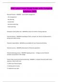 FFM Latest Exam Study Guide with Complete Solutions 2025