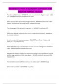 GCU Bio202 exam 3- Complete Questions with Detailed Verified Answers