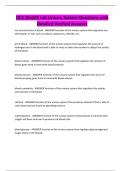 GCU Bio202 Lab Urinary System-Questions with Detailed Verified Answer