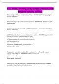 GCU Bio202 Urinary Study Guide&plus;Questions with Detailed Verified Answers
