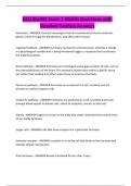 GCU Bio202 Exam 1 Melillo Questions with Detailed Verified Answers