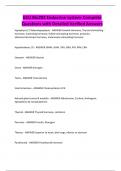 GCU Bio202 Endocrine system- Complete Questions with Detailed Verified Answers