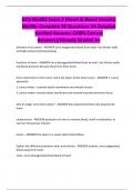 GCU Bio202 Exam 2 &lpar;Heart & Blood Vessels&rpar; Melillo- Complete 50 Questions ith Detailed Verified Answers &lpar;100&percnt; Correct Answers&rpar;&sol;Already Graded A&plus;