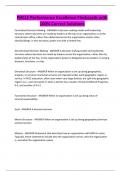PHCLE Performance Excellence Flashcards with 100&percnt; Correct Solutions