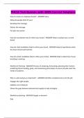 PHCLE Test Quizzes with 100&percnt; Correct Solutions