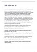 MIE 305 Exam -2 Questions and Answers 100&percnt; Correct