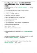 Pool Operators Test EXAM QUESTIONS AND ANSWERS 100- SOLVED &lpar;Newest 2025&rpar;