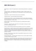 MIE 305 Exam 3 Questions and Answers Graded A&plus;