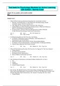 Test bank for Psychology Modules for Active Learning&comma;  12th Edition - Dennis Coon Latest Update&period;