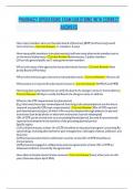 PHARMACY OPERATIONS EXAM QUESTIONS WITH CORRECT ANSWERS