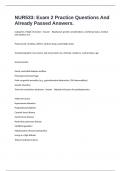 NUR533&colon; Exam 2 Practice Questions And Already Passed Answers&period;