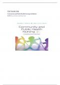 TEST BANK FOR Community and Public Health Nursing 3rd Edition &vert;&vert;Author&colon; Rosanna DeMarco&semi; Judith Healey-Walsh