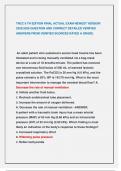 TNCC 9 TH EDITION FINAL ACTUAL EXAM NEWEST VERSION  2025&sol;2026 QUESTION AND CORRECT DETAILED VERIFIED  ANSWERS FROM VERIFIED SOURCES RATED A GRADE&period; 