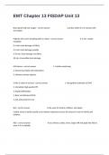 EMT Chapter 13 FISDAP Unit 13 Practice Exam Questions With 100&percnt; Verified Correct Answers&period;