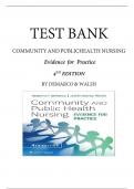 TEST BANK COMMUNITY AND PUBLICHEALTH NURSING Evidence  for  Practice 4TH EDITION BY DEMARCO & WALSH
