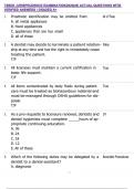 TSBDE JURISPRUDENCE EXAMINATION&vert;2026&vert;26&vert; ACTUAL QUESTIONS WITH VERIFIED ANSWERS &vert; GRADED A&plus;
