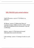 ESL PRAXIS 5362 actual solution