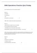 EMS Operations Practice Quiz Fisdap Actual Exam Questions And Well Elaborated Answers&period;