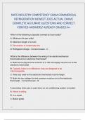 NATE INDUSTRY COMPETENCY EXAM COMMERCIAL  REFRIGERATION NEWEST 2025 ACTUAL EXAM&vert;  COMPLETE ACCURATE QUESTIONS AND CORRECT  VERIFIED ANSWERS&sol; ALREADY GRADED A&plus; 