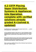 4&period;2 CETP Placing Vapor Distribution Systems & Appliances Into Operation complete with verified solutions