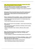 CETP - Speech Sound Development & Disorders complete with verified solutions already graded A&plus;