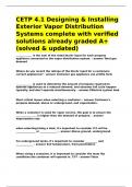 CETP 4&period;1 Designing & Installing Exterior Vapor Distribution Systems complete with verified solutions