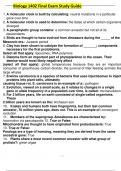 Biology 1402 Final Exam Study Guide&period;pdf  questions and answers 
