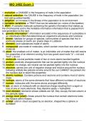 BIO 1402 Exam 1&period;pdf   questions and answers verified latest