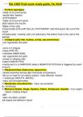 Bio 1402 Final exam study guide&comma; ttu Held&period;pdf well answered  2025