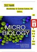 TEST BANK Microbiology An Evolving Science&comma; 6th Edition&comma; John Foster & Joan Slonczewski&comma; All Chapter 1 - 28