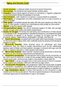 Aging and Society Exam 1&period;pdf  questions and answers  well answered 2925