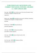 NURS 5220 EXAM 2 QUESTIONS AND CORRECT DETAILED ANSWERS &vert; GRADED A&plus; &vert; NEW UPDATE 2025 
