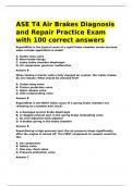 ASE T4 Air Brakes Diagnosis and Repair Practice Exam&period;