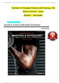 Test Bank For Principles of Anatomy and Physiology&comma; 16th Edition by Gerard J&period; Tortora &vert;Chapter 1 - 29&vert;Complete