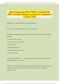 Basic Orientation Plus Test With 100&percnt; Verified  Solutions &vert; graded A&plus;&vert; Updated & Verified &vert; 2024