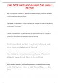 Faml 420 Final Exam Questions And Correct  Answers