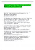HEAVY TRUCK ELECTRICAL MICHIGAN MECHANIC STUDY GUIDE